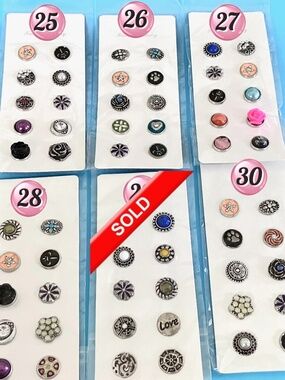 🎀 $5 Set - Snap Jewelry Charms Interchangeable Jewelry & Accessories U Choose